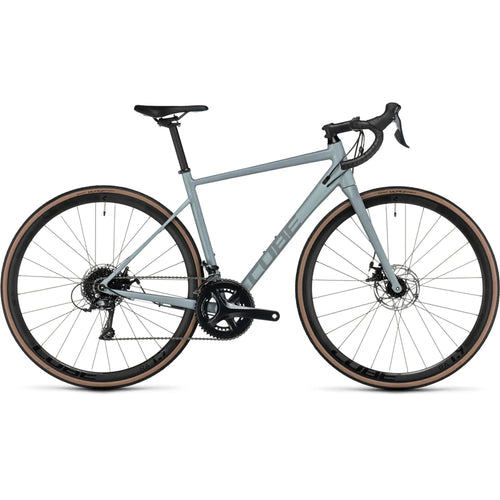 2023 Cube Axial WS Pro Women's Alloy Road Bike in Grey Sage and Mint
