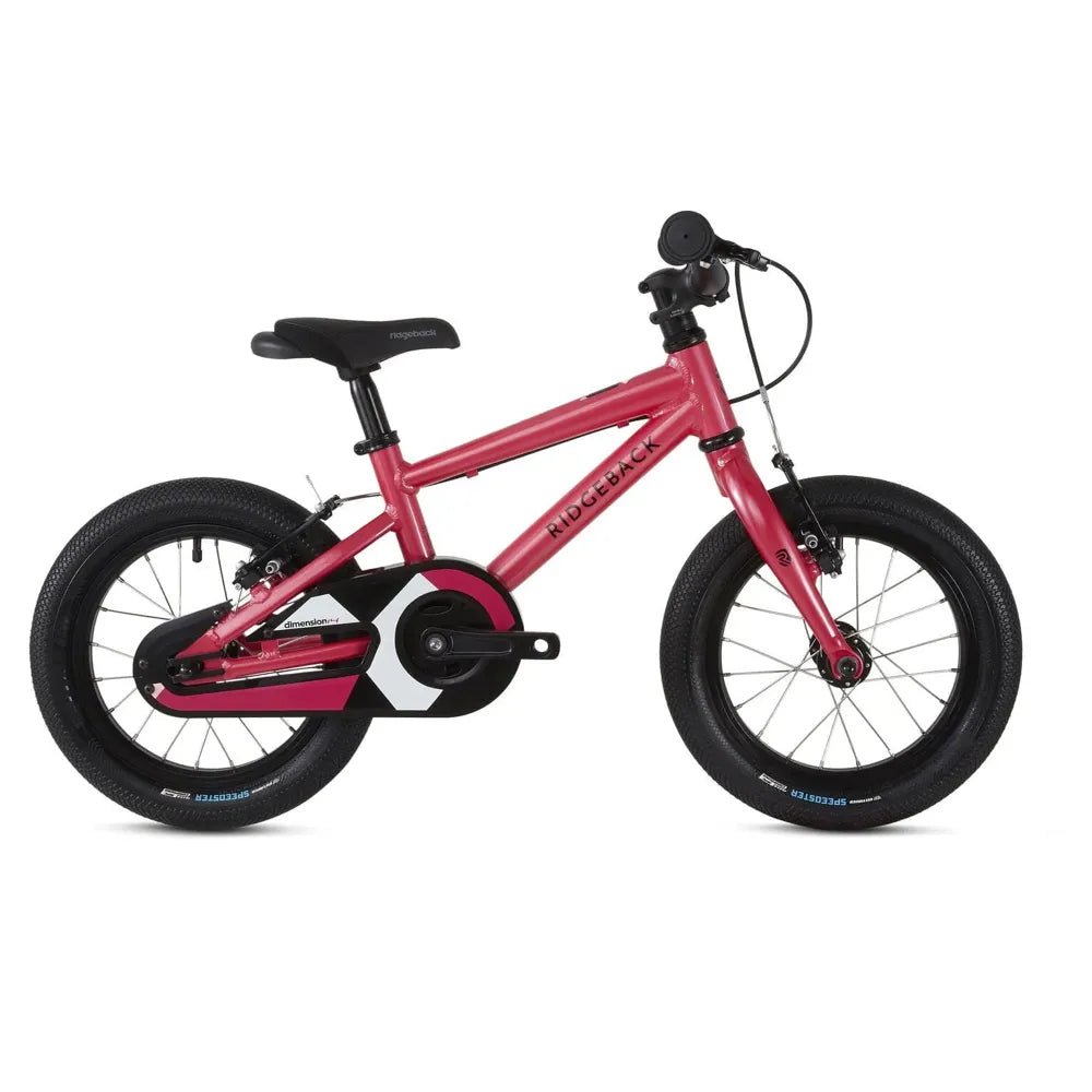 2023 Ridgeback Dimension 14 Inch Kids Bike in Pink