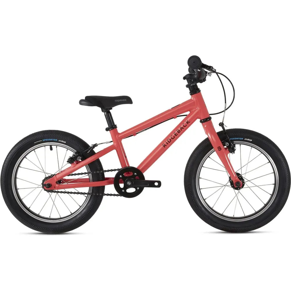 Ridgeback Dimension 16 Inch Kids Bike in Coral