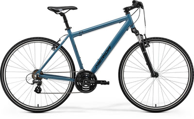 2025 Merida Crossway 10-V SE Hybrid Bike in Blue