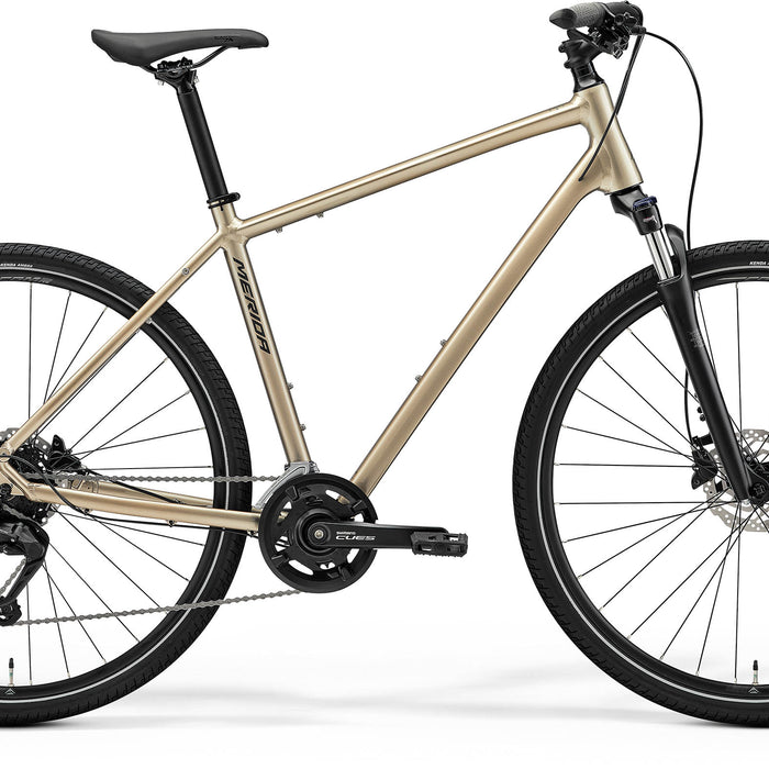 2026 Merida Crossway 100 Hybrid Bike in High Cream