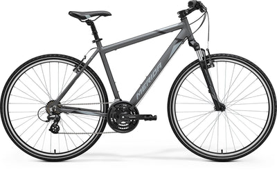 2023 Merida Crossway 10-V Hybrid Bike in Grey