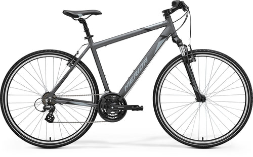2023 Merida Crossway 10-V Hybrid Bike in Grey