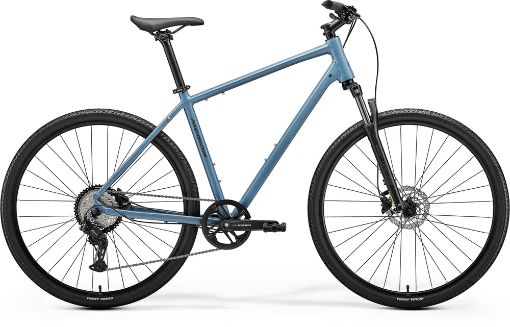 2027 Merida Crossway 20 Hybrid Bike In Silk Dove Blue