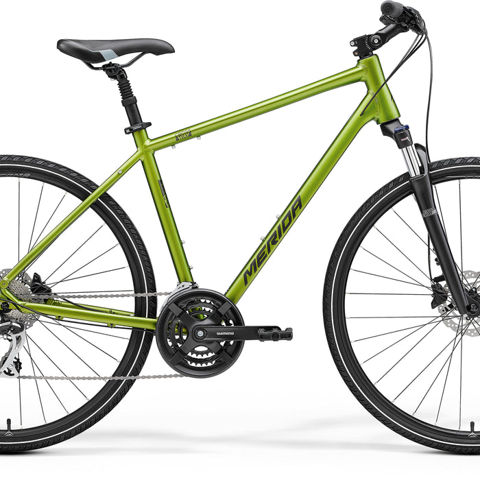 2023 Merida Crossway 20D Hybrid Bike in Green
