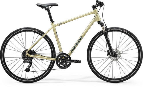 2025 Merida Crossway 300 Hybrid Bike in Beige