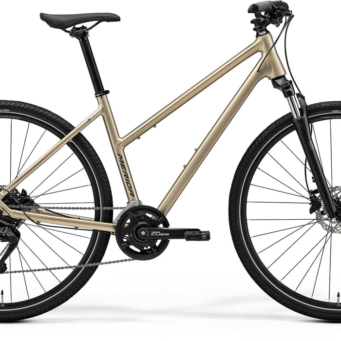 2026 Merida Crossway 100 Womens Hybrid Bike in High Cream