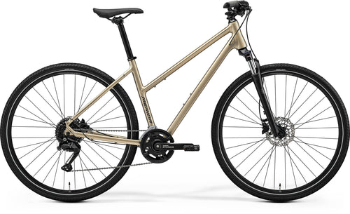 2026 Merida Crossway 100 Womens Hybrid Bike in High Cream