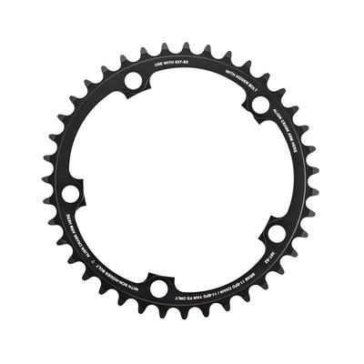 SRAM Chain Ring Road Red22/Force22 X-Glide R 39T Yaw 11 Speed S2130 Alum 3mm Blast Black (53-39)