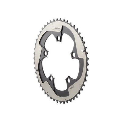 SRAM Chain Ring Road Red22 X-Glide R 50T Yaw 11 Speed S3 Hidden Bolt/Non-Hidden Bolt 110 Alum 5mm Falcon Grey BB30 or GXP (50 34)