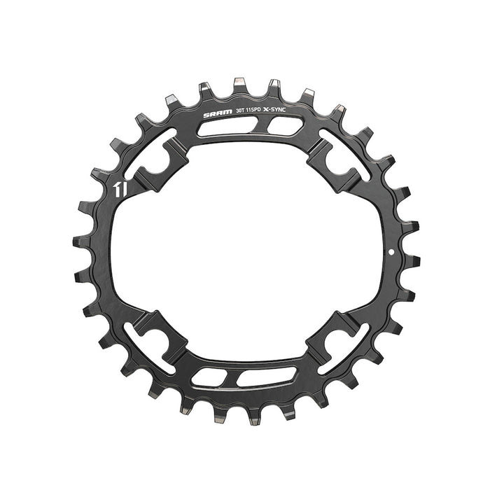 Chain Ring X-SYNC 1x11 STEEL 30T 94BCD Steel 3.5mm Black: BLACK 11SPD 30T