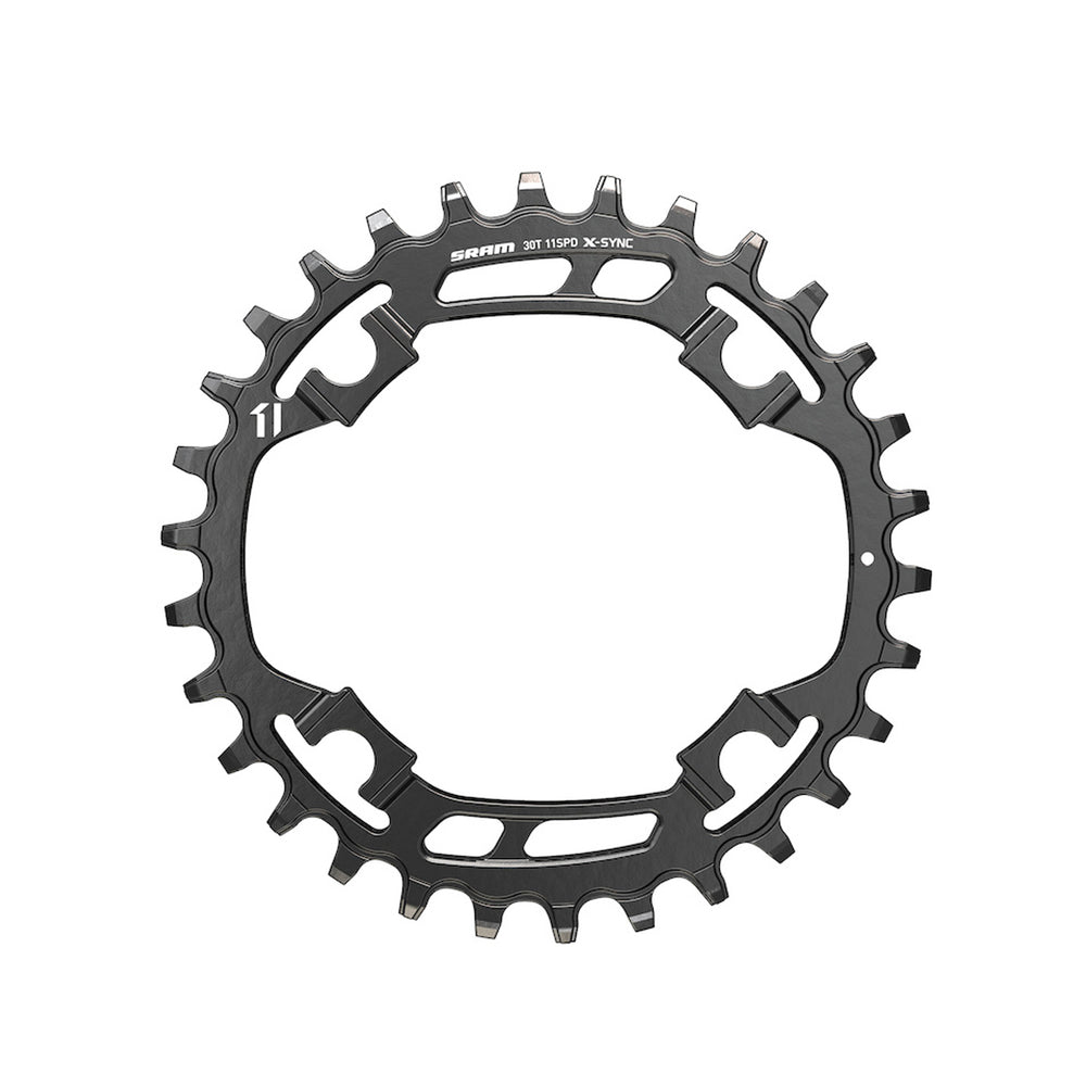 Chain Ring X-SYNC 1x11 STEEL 30T 94BCD Steel 3.5mm Black: BLACK 11SPD 30T