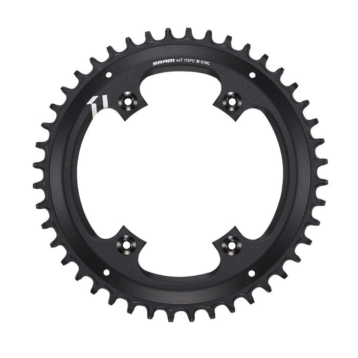 Sram Chain Ring X-Sync 44t 11 Speed apex1 Asymmetric 110bcd Alumblack bb30 Or Gxp: 11 spd 44t