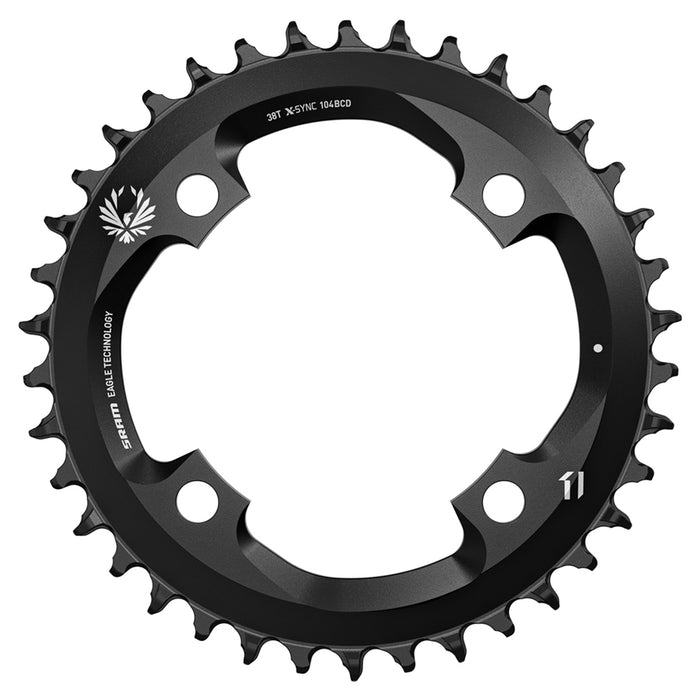 SRAM Chain Ring X-Sync 2 38T 104 BCD Steel Eagle Black