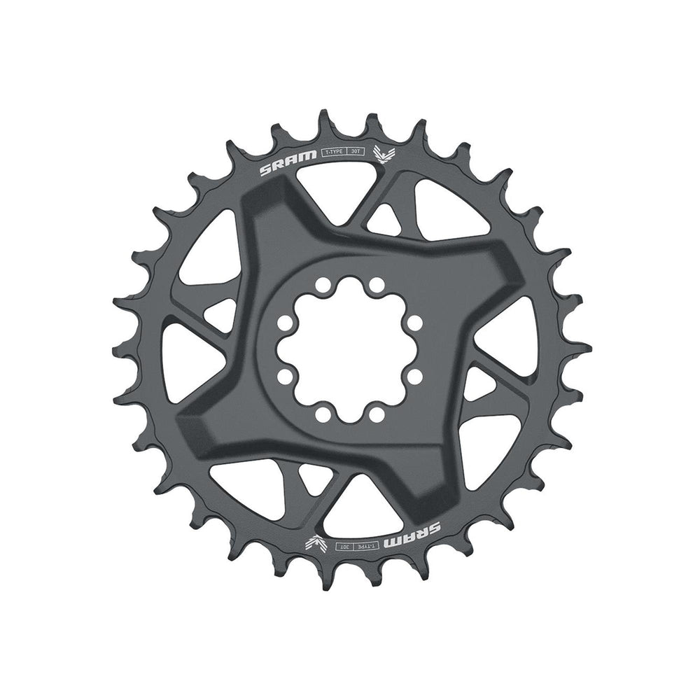 SRAM - Chain Ring T-Type Direct Mount 3mm Offset Eagle (Including 8 Bolts) Dark Polar - GX D1: DARK POLAR GREY 30T