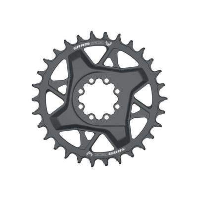 SRAM - Chain Ring T-Type Direct Mount 3mm Offset Eagle (Including 8 Bolts) Dark Polar - GX D1: DARK POLAR GREY 30T