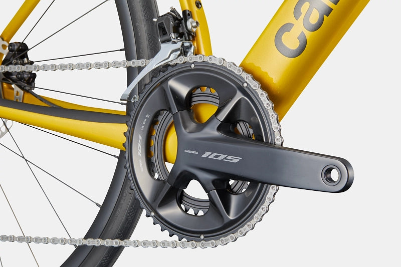2025 Cannondale Synapse Carbon 5 Road Bike in Phoenix Yellow