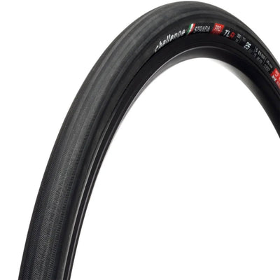 Challenge Strada Handmade Tubeless Ready Road Tyre in Black