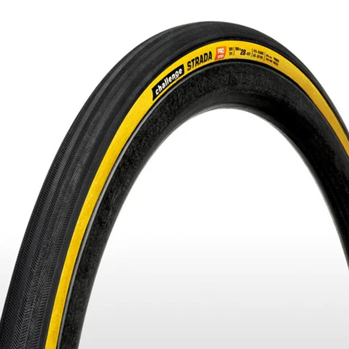 Challenge Strada Pro Handmade Clincher Road Tyres in Tan