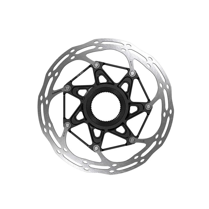 Sram Centerline 2 Piece Brake Disc Rotor Centerlock Rounded in Black