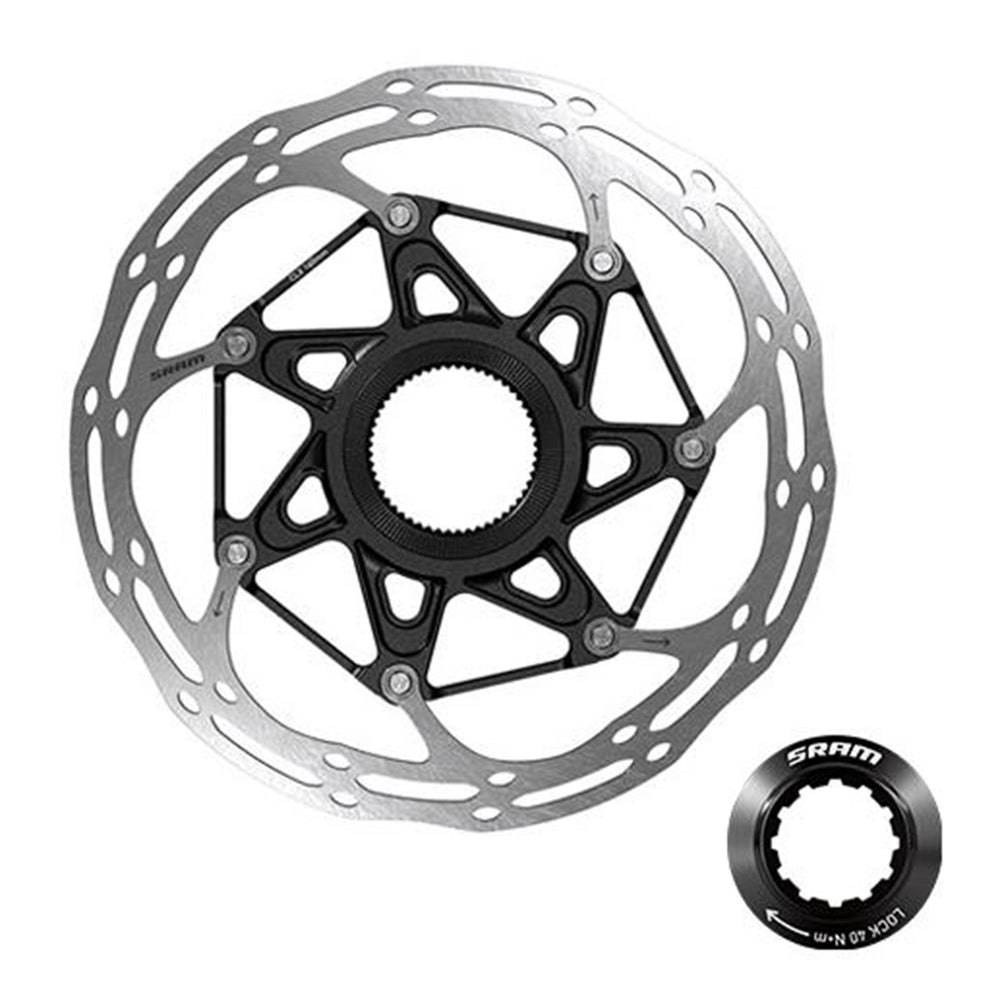 SRAM Rotor Centerline 2 Piece Centerlock Rounded (Includes Internal Tooled Lockring): 160MM