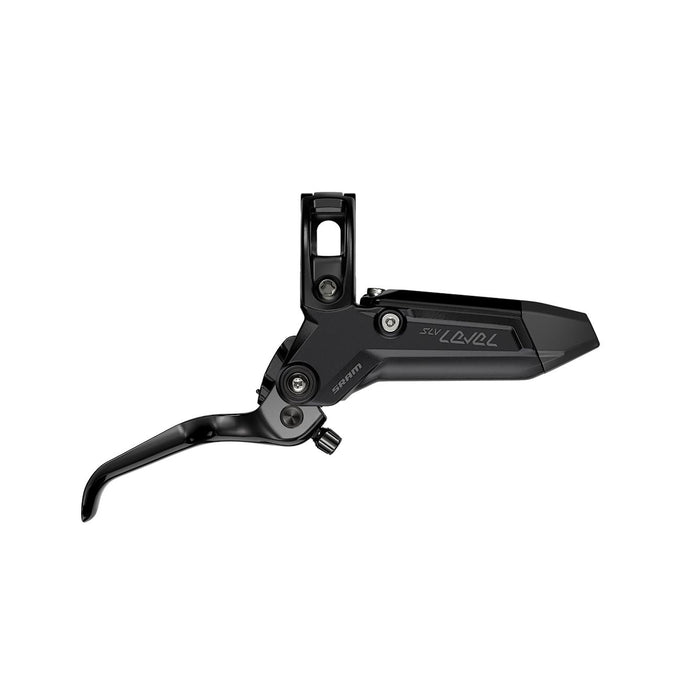 SRAM Disc Brake Level Silver Stealth 2 Piston - Aluminum Lever, Stainless Hardware, Reach Adj, Front Hose (Includes MMX Clamp, Rotor/Bracket Sold Sep