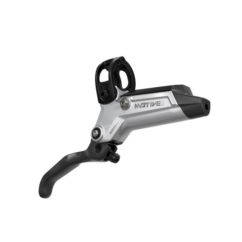 SRAM Disc Brake Motive Ultimate - V2 (Parallel) Clear Ano, Bearing Carbon Lever,Tool Free Reach, Bleeding Edge (includes MMX Clamp, Rotor/Bracket sol