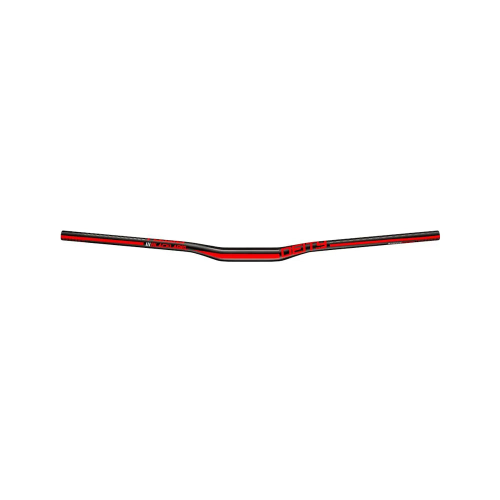 Deity Blacklabel 15mm Rise x 800mm Aluminium Handlebar in Red