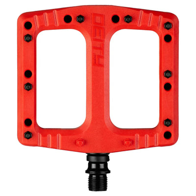 Deity Deftrap Mountain Bike Pedals in Red
