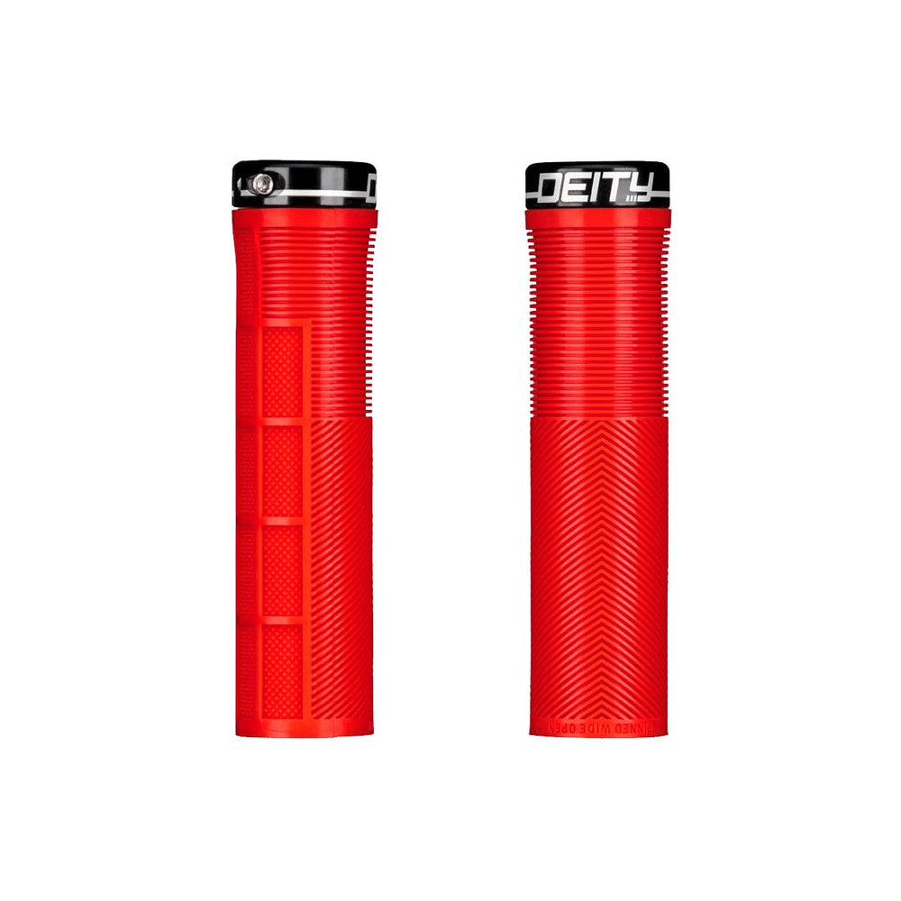 Deity Knuckleduster Grips in Red