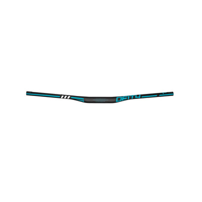 Deity Skywire Carbon Handlebar 35mm Bore 15mm Rise 800mm in Turqoise