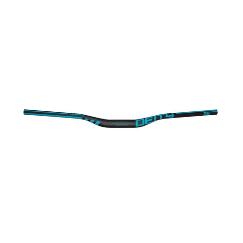 Deity Speedway 35mm Carbon Handlebar in Turquoise with 30mm Rise  