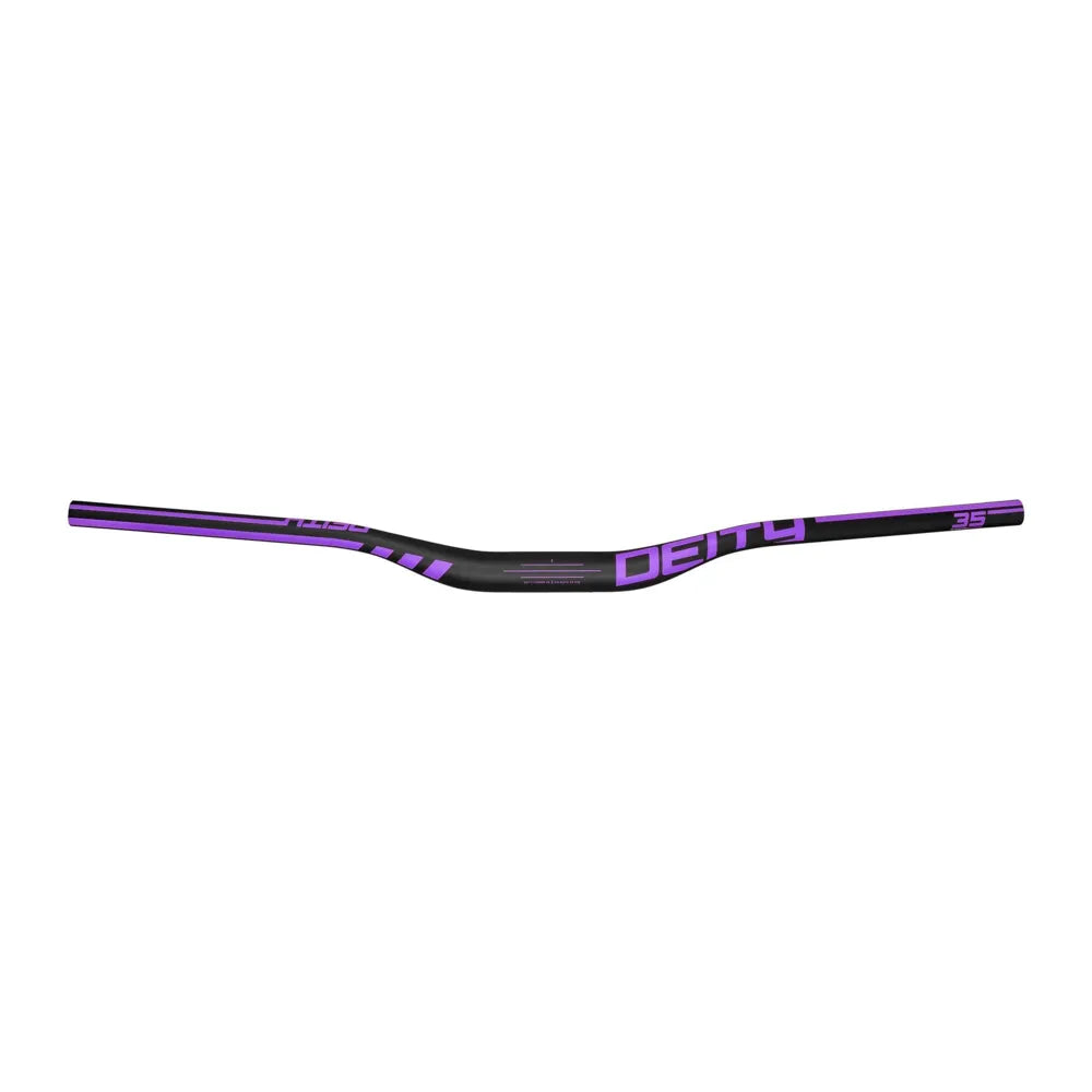 Deity Speedway 35mm Carbon Handlebar in Purple with 30mm Rise  