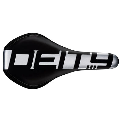Deity Speedtrap Am Crmo Saddle in Black and Silver