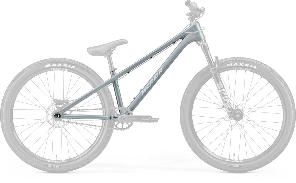 2027 Merida Dirt 700 Dirt Jump Frame In Silk Transparent Blue