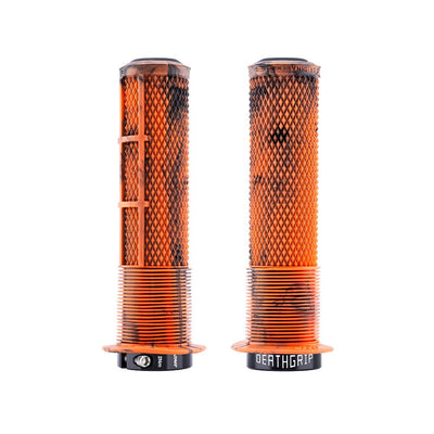 DMR - Grip - DeathGrip 2 Flanged - Thick - Orange Marble