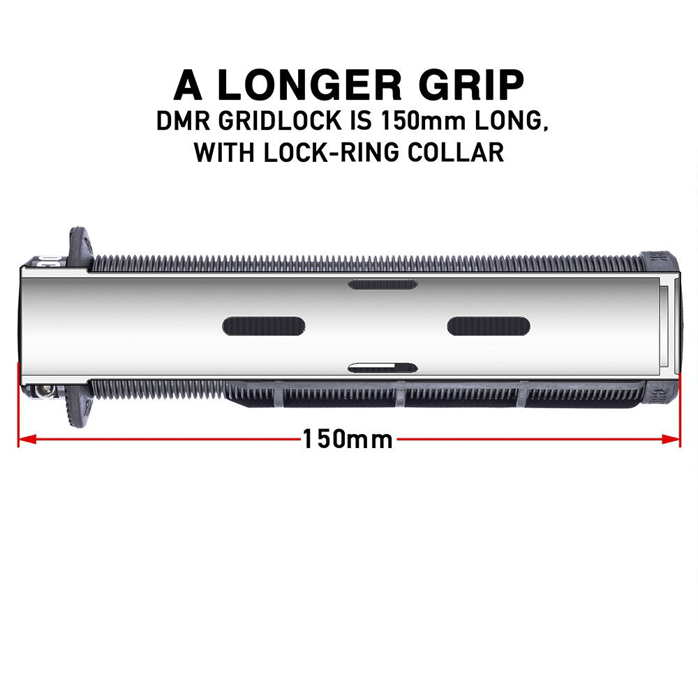 DMR Gridlock Lock-On Grips - Black