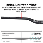 DMR Sweeper Handlebar in Black 35mm - 35mm Rise