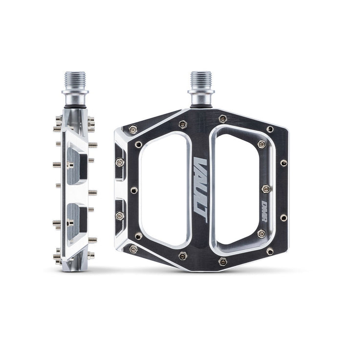 DMR Vault V2 Flat Mountain Bike Pedals in Silver