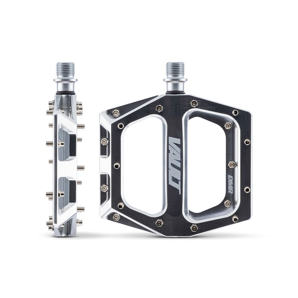 DMR Vault V2 Flat Mountain Bike Pedals in Silver
