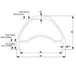 DMR Zone Rim 32h Black 29"