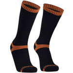 Dexshell Hytherm Pro Socks Black Tangelo stripe Large