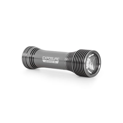 2026 Exposure Joystick Mk18 Bike Light in Gun Metal Black with Helmet & Bar Mount