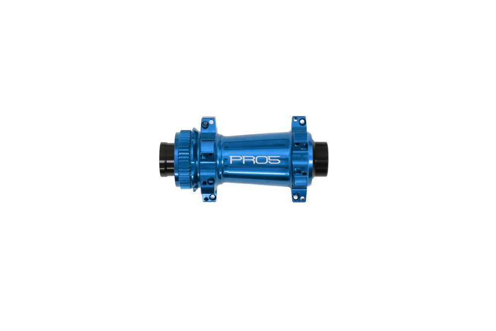 Hope Pro 5 Front Centre Lock S/Pull - 24H - 100mm QR,12mm,15mm - Blue / 100 x 15