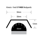 Kinesis Fend Off 50mm Mudguards Black