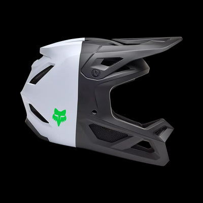 Fox Racing Fox Rampage 5050 Full Face Helmet in Black and White