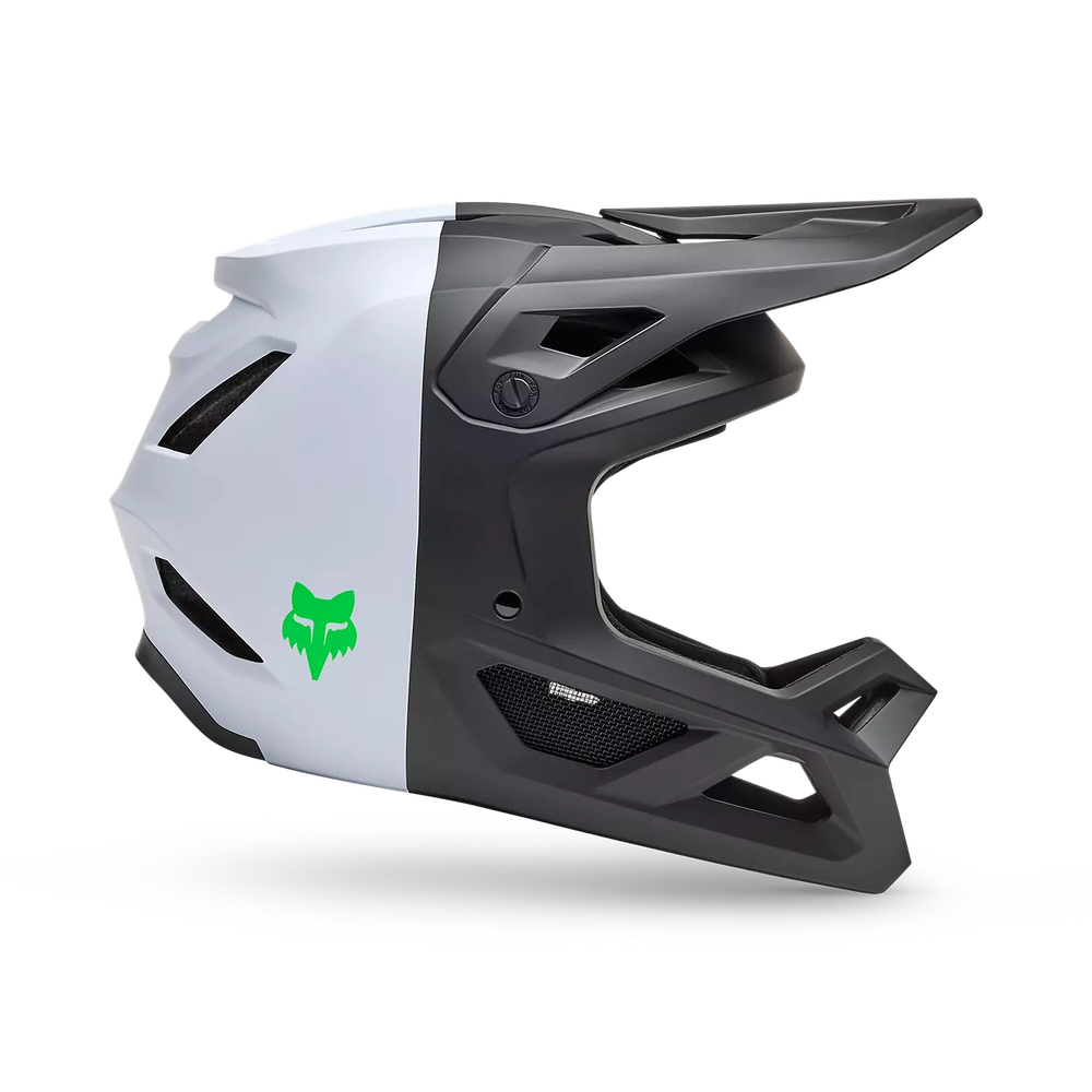 Fox Racing Fox Rampage 5050 Full Face Helmet in Black and White
