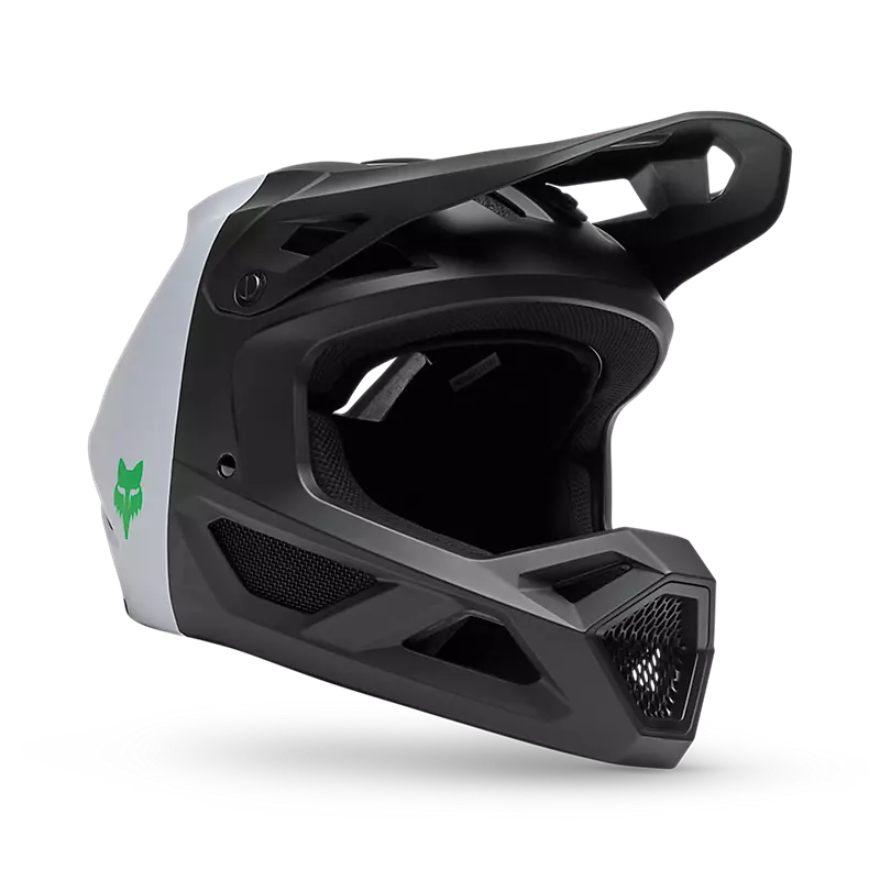 Fox Racing Fox Rampage 5050 Full Face Helmet in Black and White