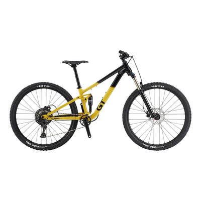 2023 GT Zaskar FS Sport Full Suspension Mountain Bike in Yellow