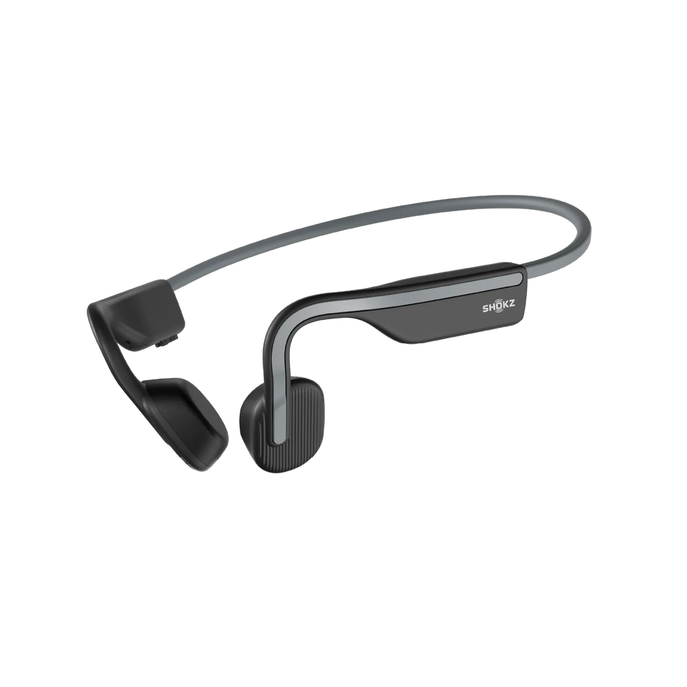 Shokz OpenMove bone conduction headphones in Slate Grey